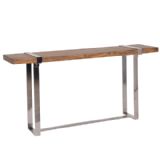 Timberland Wood & Steel Console Table